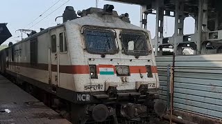 🚂Lucknow intercity express Wap7 Locomotive on duty mood 🚆 [upl. by Gav]