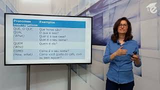 Pronomes Interrogativos  Aula 1 [upl. by Rabbi682]