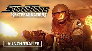 STARSHIP TROOPERS EXTERMINATION  Launch Trailer [upl. by Eneryc752]