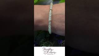 Karen Lazar Stretch Kyanite and Rondelle Bracelet [upl. by Rog]