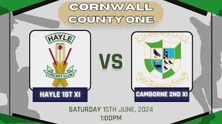 CORNWALL CRICKET  Camborne 2nd XI v Hayle 1st XI [upl. by Stevy241]