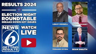 News 6 hosts election night roundtable breaking down big issues on 2024 ballot [upl. by Anairdna887]