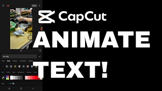 Transform Your Videos with CapCut A StepbyStep Guide to Stunning Text Animations [upl. by Jerz]