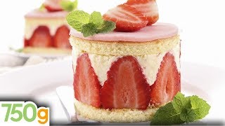 Recette de Fraisier inratable  750g [upl. by Sullivan684]