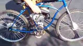 Motorized bicycle with Italian moped engine [upl. by Frodine522]