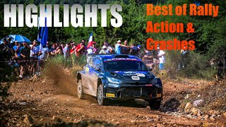 Rally Car Race  Slow Motion and epic highlights Best Rally Car Crashes saves and Max Attack Full [upl. by Sawyere778]