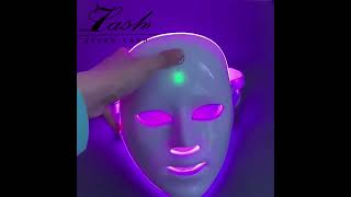 How to Use the DermaShine LED Mask for Light Therapy How to use the 7 color LED Beauty Face Mask [upl. by Radu89]