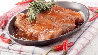 Pork chops recipe pan [upl. by Atsylac]