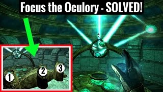 How to FOCUS THE OCULORY Puzzle Revealing the Unseen Quest  Skyrim Remastered [upl. by Marcela]