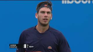 Cameron Norrie hits a forehand hot shot in Eastbourne [upl. by Soo968]