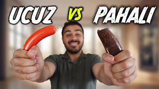 Ucuz vs Pahalı Sucuk  Mangalda Test Ettim [upl. by Eicrad]