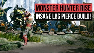 Monster Hunter Rise  Builds  INSANE Light Bowgun Pierce Build For LONG MONSTERS amp Endgame Hunts [upl. by Marquardt629]