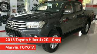 Toyota HILUX 24L 4x2 GHiend  Gray Metallic Philippines  Video by Marvin Masongsong [upl. by Esra]