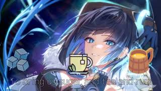 Nightcore  Wellerman Lyrics Female cover [upl. by Jaye]