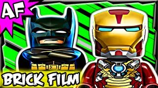 IRON MAN vs BATMAN  Whos Cooler  Lego Superheroes Brick Film [upl. by Eillehs]