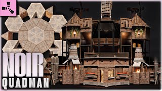 The Noir  Trio OFFLINE TANK  5 BUNKERS  Easy to Build  RUST Base Designs 2024 [upl. by Airad334]