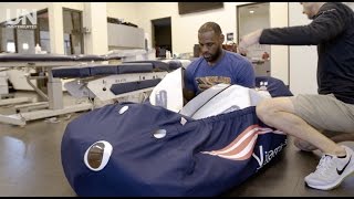 LeBron James Does Hyperbaric Oxygen Therapy  TROPHIES [upl. by Llehcnom]