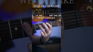 Still of the Night Guitar Riff by Whitesnake with Tab [upl. by Akiner]