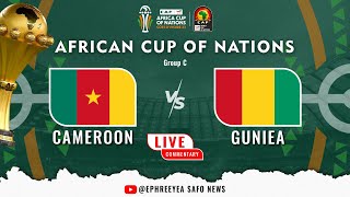 CAMERON VRS GUINEA AFCON 2023 LIVE COMMENTARY [upl. by Edrick]