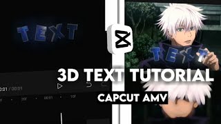 3D text like Xenoz Tutorial On Mobile Panzoid amp Capcut  Thanks for 4k 💫 [upl. by Aufmann]