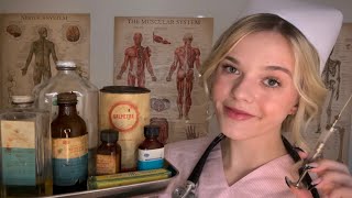 ASMR 1930s Caring Nurse Roleplay 🩺☤💉 [upl. by Laden]