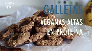 GALLETAS DE AVENA VEGANAS 4 ingredientes [upl. by Brunella]