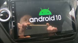 Андроид авто Android Auto на мультимедийном устройства JUNSUN 4G 4Gd64Gd [upl. by Legna]