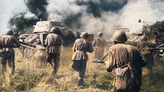 WW2 Battle Of Kursk Intense Footage [upl. by Yobybab]