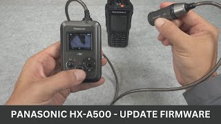 Updating firmware on amazing design Panasonic HXA500 action 4K camera [upl. by Riana]