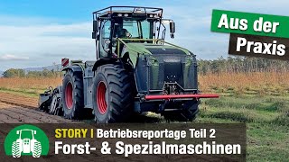 Holzernte und Forstarbeit bei der Galle GmbH  Harvester und Forwarder  Traktoren  Albach  Teil 2 [upl. by Peskoff]