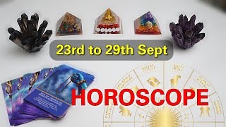 WEEKLY HOROSCOPE✴︎ 23rd to 29th September 💫 Weekly Horoscope ✴︎ Aaj Ka Rashifal✴︎💫September Rashifal [upl. by Ardnasac911]