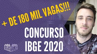 Concurso IBGE Recenseador 2020  Como passar sem fazer cursinho [upl. by Bonns]