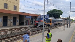 Partenza ICN e arrivo POP  treno del mito fermo  Catania Cle and Alcantara CTME 📸🛤️ [upl. by Anilad205]