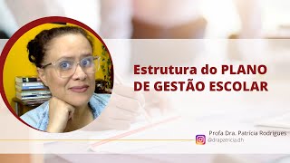 COMO ESTRUTURAR o Plano de Gestão Escolar  PLANEJAMENTO DA EDUCAÇÃO [upl. by Shreeves872]