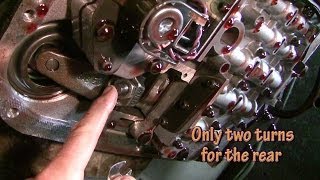 How to adjust bands and change automatic transmission fluid [upl. by Saxe]