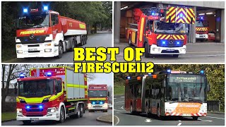 100000 ABOSPECIAL  BEST OF EINSATZFAHRTEN by Firescue112  20132019  75 Min Feuerwehr amp Co [upl. by Nareht701]