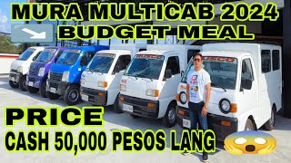 BUDGET MEAL MULTICAB CLEARANCE SALE 2024 [upl. by Desiri975]