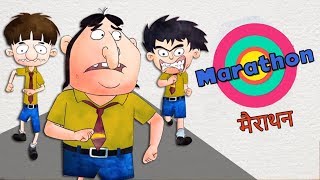 Marathon  Bandbudh Aur Budbak New Episode  Funny Hindi Cartoon For Kids [upl. by Gronseth]