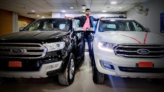 OLD VS NEW FORD ENDEAVOUR QUICK SIDE BY SIDE COMPARISION MUST WATCH THE CARZY WORLD [upl. by Bullion]