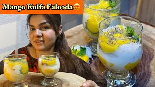 Easy and Basic Mango Falooda Recipe by Foodie Girl Tayeba😍 [upl. by Tierney964]