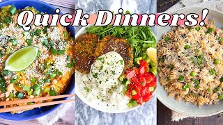 One Week of Vegan DINNER Recipes 2022 [upl. by Hsitirb]