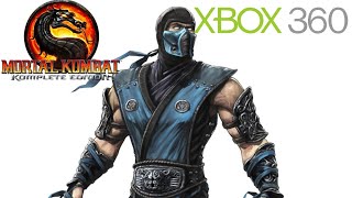 Mortal Kombat Komplete Edition Xbox 360 SubZero arcade playthrough [upl. by Chastain871]