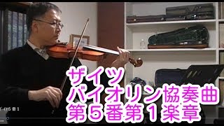 ザイツ作曲学生協奏曲第５番より第１楽章 [upl. by Giarla]