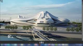 3ds max organic modeling tutorial  Zaha Hadid 3 [upl. by Eirret]