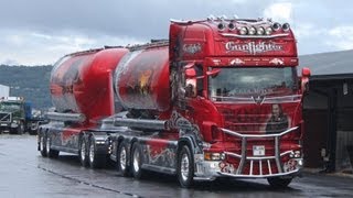 Scania R620 V8 Gunfighter Auvinen Finland Trucking Festival Nordic Trophy [upl. by Myra]