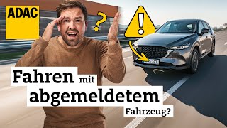 Ist Fahren ohne Kennzeichen erlaubt  ADAC  Recht Logisch [upl. by Decca]