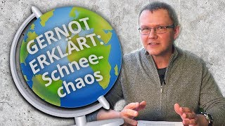 Extreme Schneemassen als Folge des Klimawandels Gernot erklärt [upl. by Putscher]