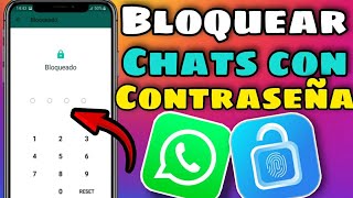 Cómo PONER CONTRASEÑAS A Las CONVERSACIONES De WhatsApp [upl. by Darreg]