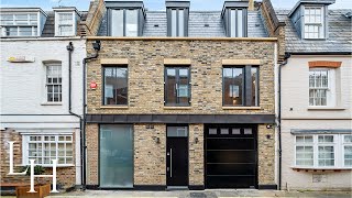 Inside a £6500000 4Bedroom London Mews Home with Porsche 911 Garage [upl. by Ailehs]