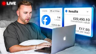 Live Facebook Ads Tutorial For SMMA Clients in 2025 20x ROI [upl. by Jovitta]